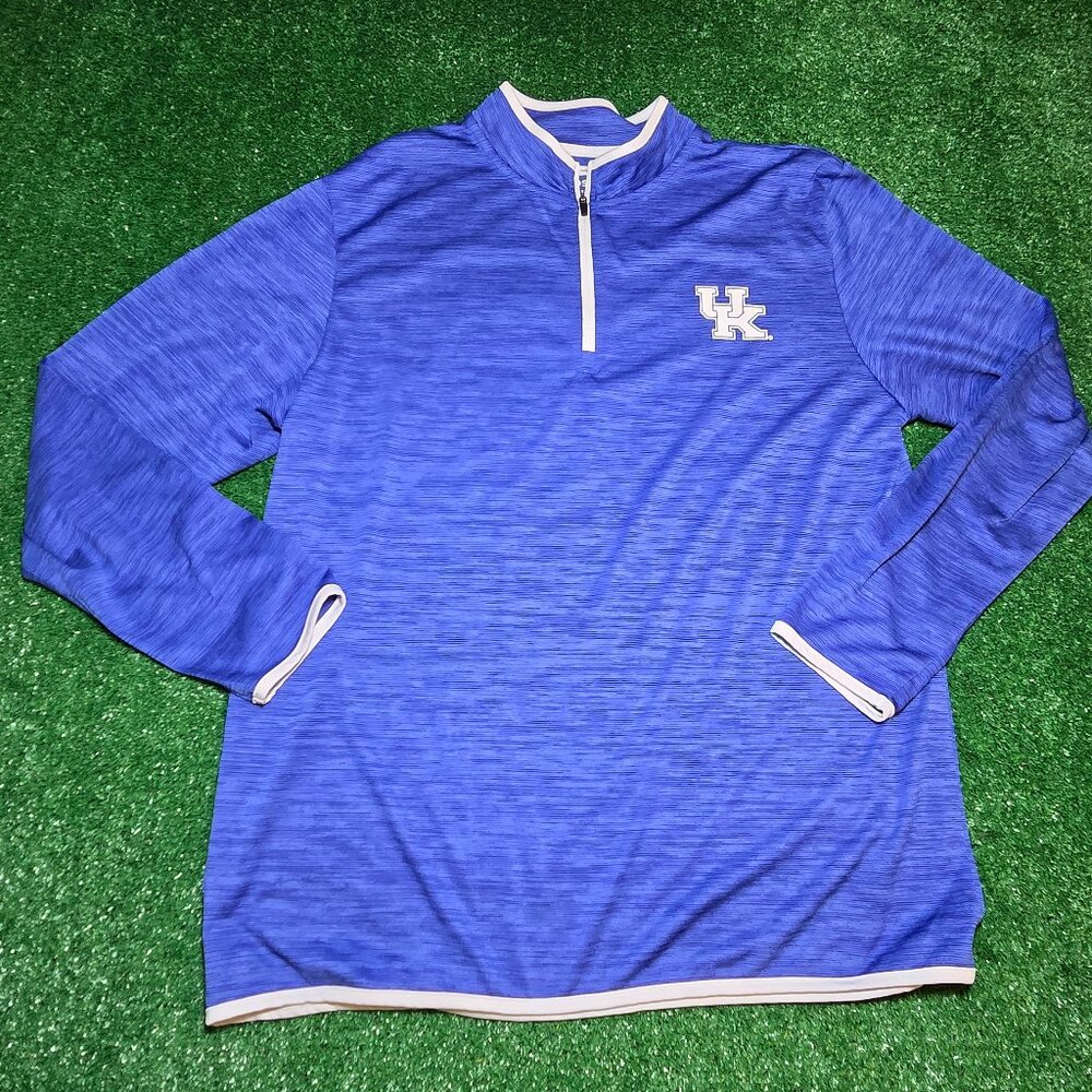 University of Kentucky Wildcats marled quarter-zip jacket